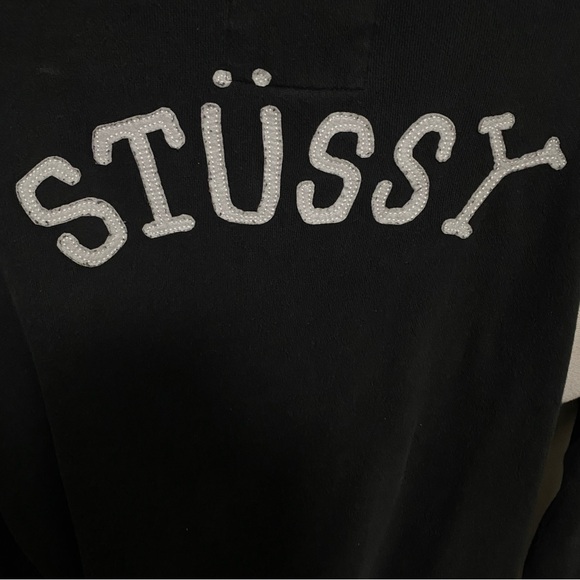 Stussy Skull Varsity Jacket in Black - Size Small - Picture 6 of 8